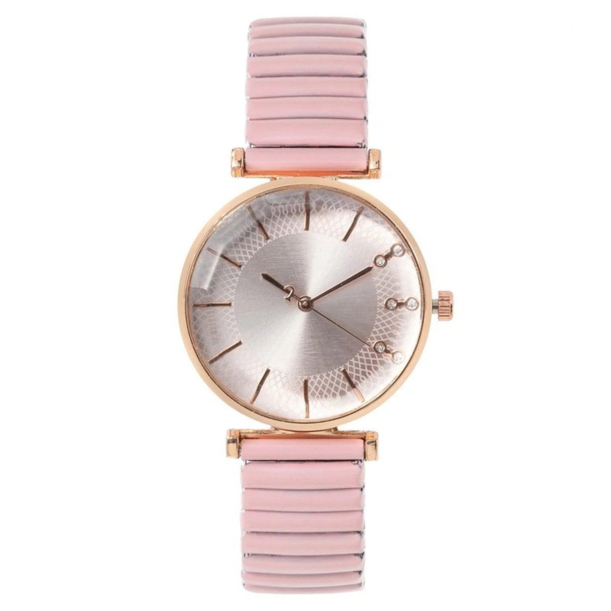 Luxury Treasure Blue Simple Crystal Ladies Quartz Watch Casual Stainless Steel Stretch Strap Fashion Women Dress Clock Watches