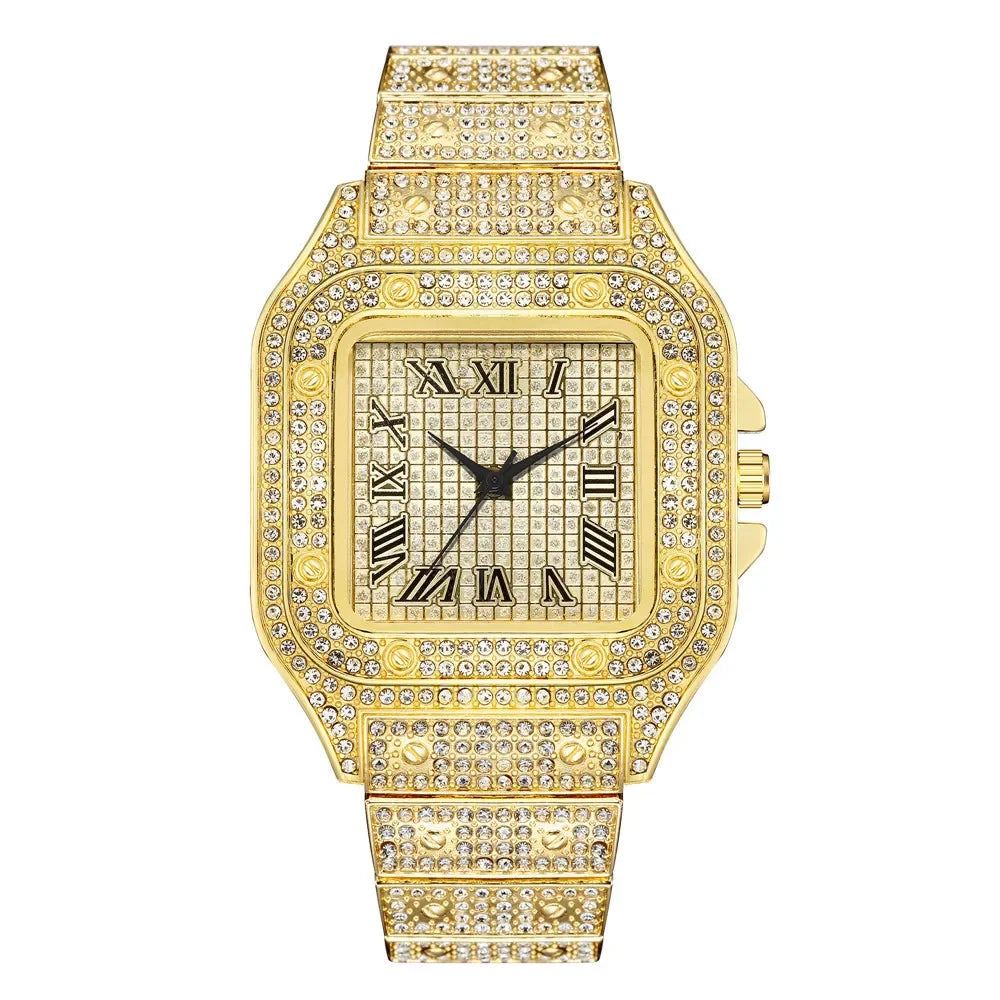 Aurajutt Square Rhinestone Business Watch