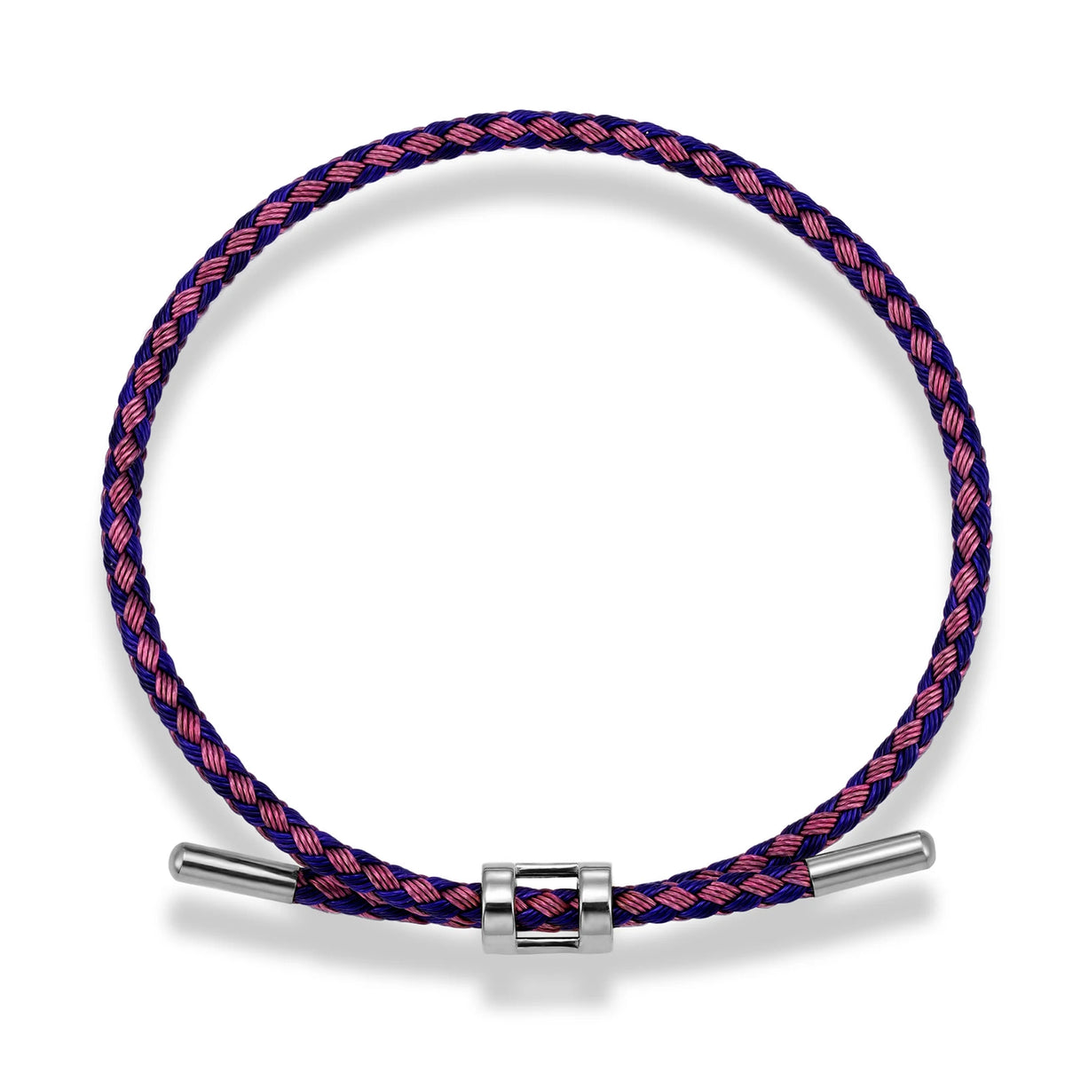 Luxury Multicolor Handmade Bracelet for Women Men Adjustable Anti-fade Stainless Steel Wire Waterproof Rope Couple Jewelry Gift