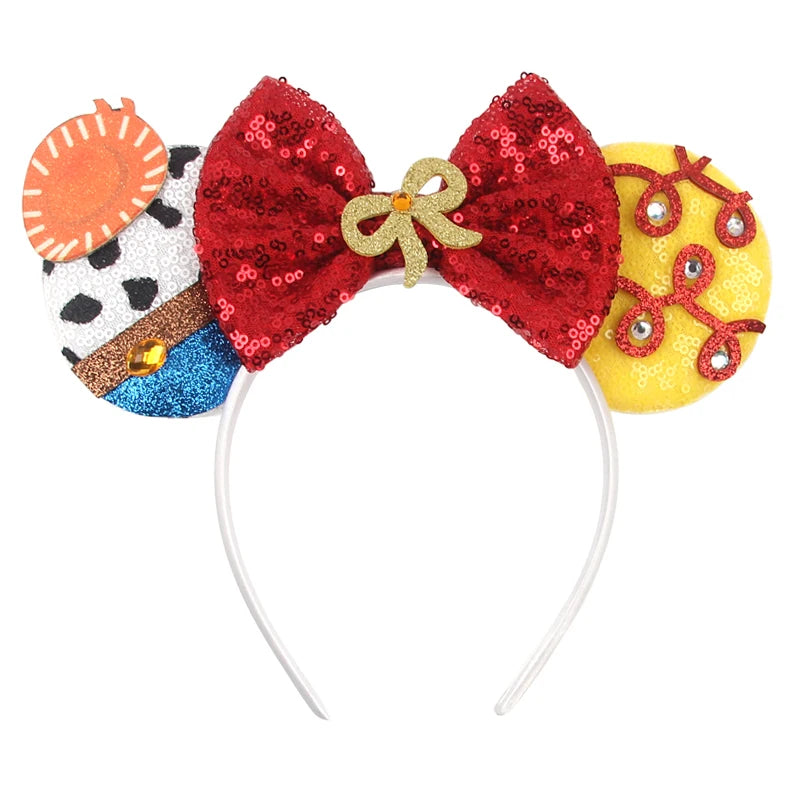 Cute Mouse Headband Pixar Toy Story Hair Accessories Women Woody Buzz Lightyear Headbands for Girls Ears Alien Head band Kids
