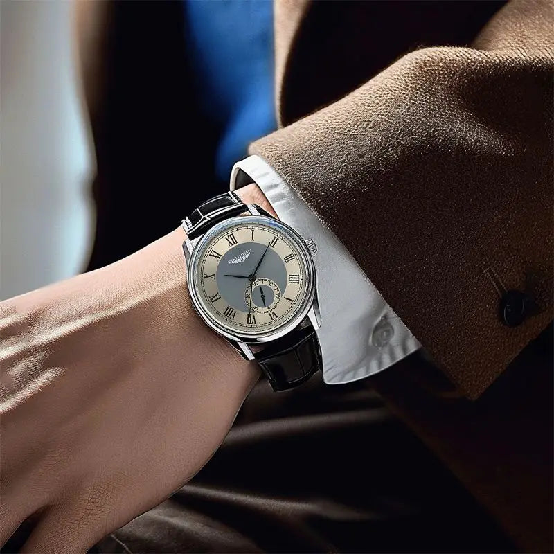 Aurajutt Business Leather Quartz Watch