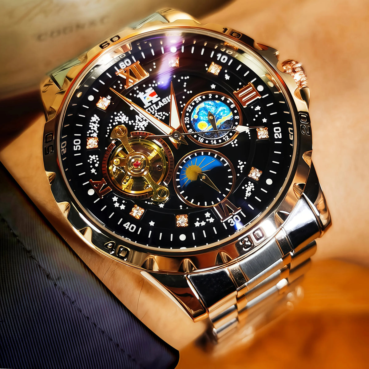 Aurajutt Automatic Calendar Men's Watch