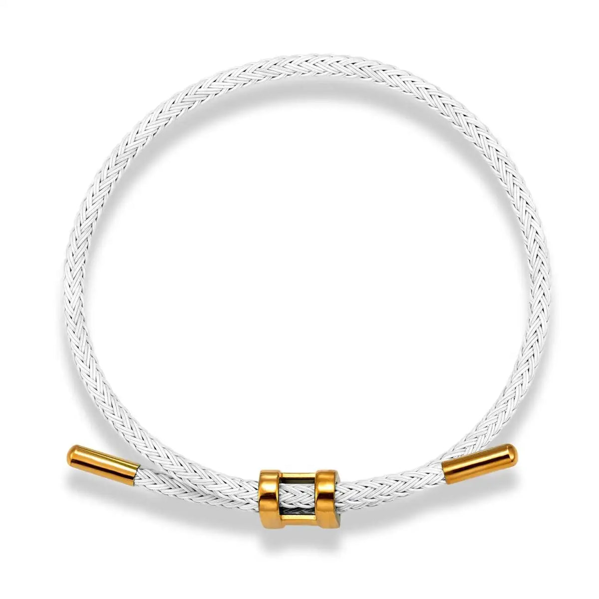 Luxury Multicolor Handmade Bracelet for Women Men Adjustable Anti-fade Stainless Steel Wire Waterproof Rope Couple Jewelry Gift