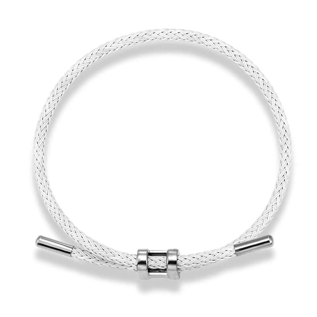 Luxury Multicolor Handmade Bracelet for Women Men Adjustable Anti-fade Stainless Steel Wire Waterproof Rope Couple Jewelry Gift