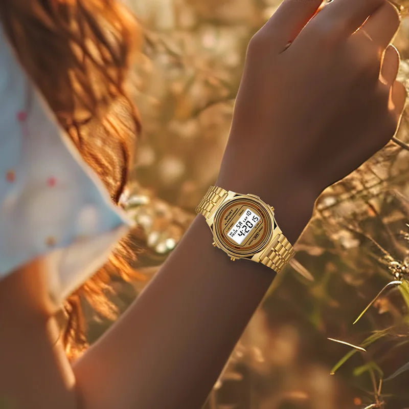 Aurajutt LED Bracelet Watch Set