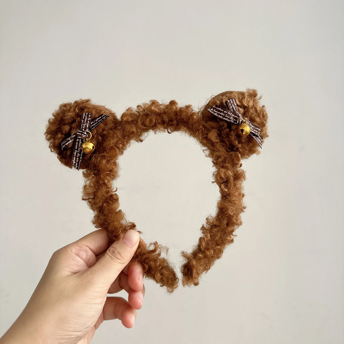Girls Cute Bear Ears Plush Simple Hairbands Kids Lovely Hair Ornament Headband Hair Hoops Children Fashion Hair Accessories