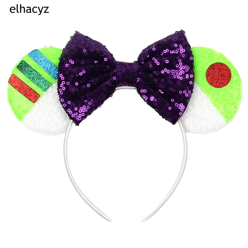 Cute Mouse Headband Pixar Toy Story Hair Accessories Women Woody Buzz Lightyear Headbands for Girls Ears Alien Head band Kids