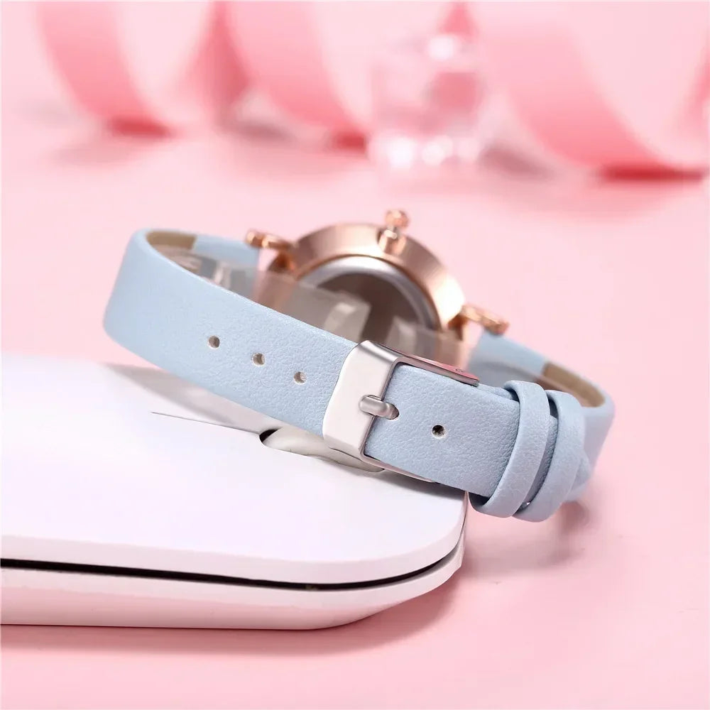 Aurajutt Luminous Leather Watch