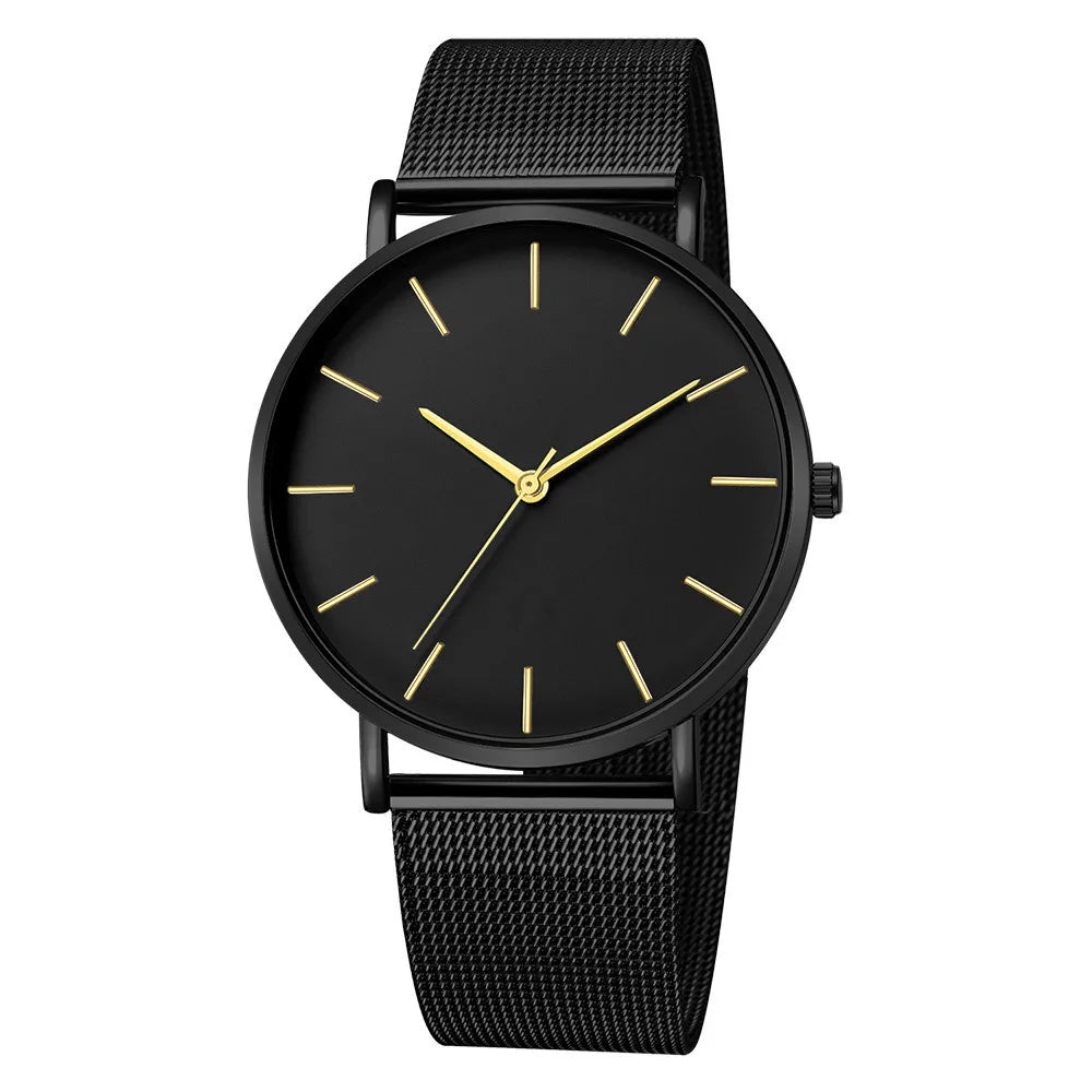 Aurajutt Rose Gold Steel Bracelet Watch