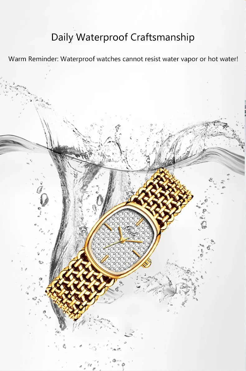 GEDI Brand Watches Light Luxury Bracelets Small Fragrance High-End Feeling Retro Waterproof Ladies Fashion Quartz Wristwatches