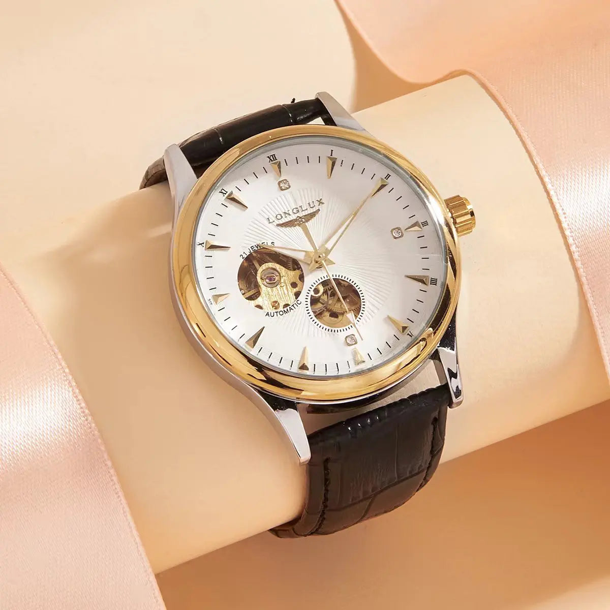 Aurajutt Skeleton Automatic Watch