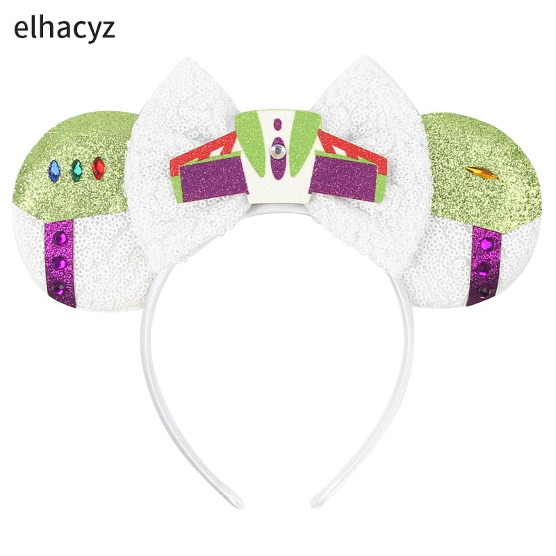 Cute Mouse Headband Pixar Toy Story Hair Accessories Women Woody Buzz Lightyear Headbands for Girls Ears Alien Head band Kids