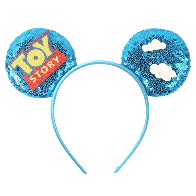 Cute Mouse Headband Pixar Toy Story Hair Accessories Women Woody Buzz Lightyear Headbands for Girls Ears Alien Head band Kids