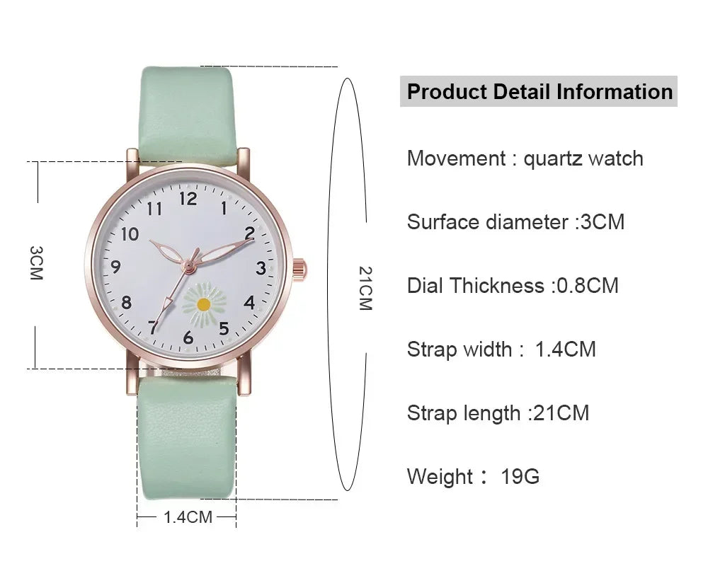 Aurajutt Luminous Leather Watch