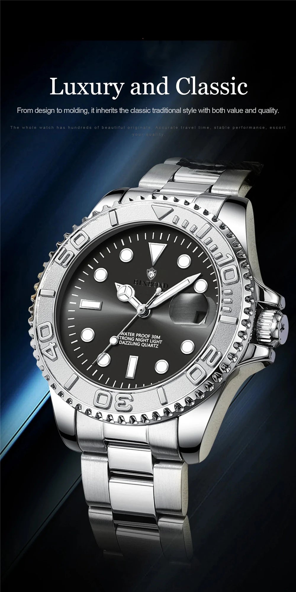 Aurajutt Sport Steel Digital Watch