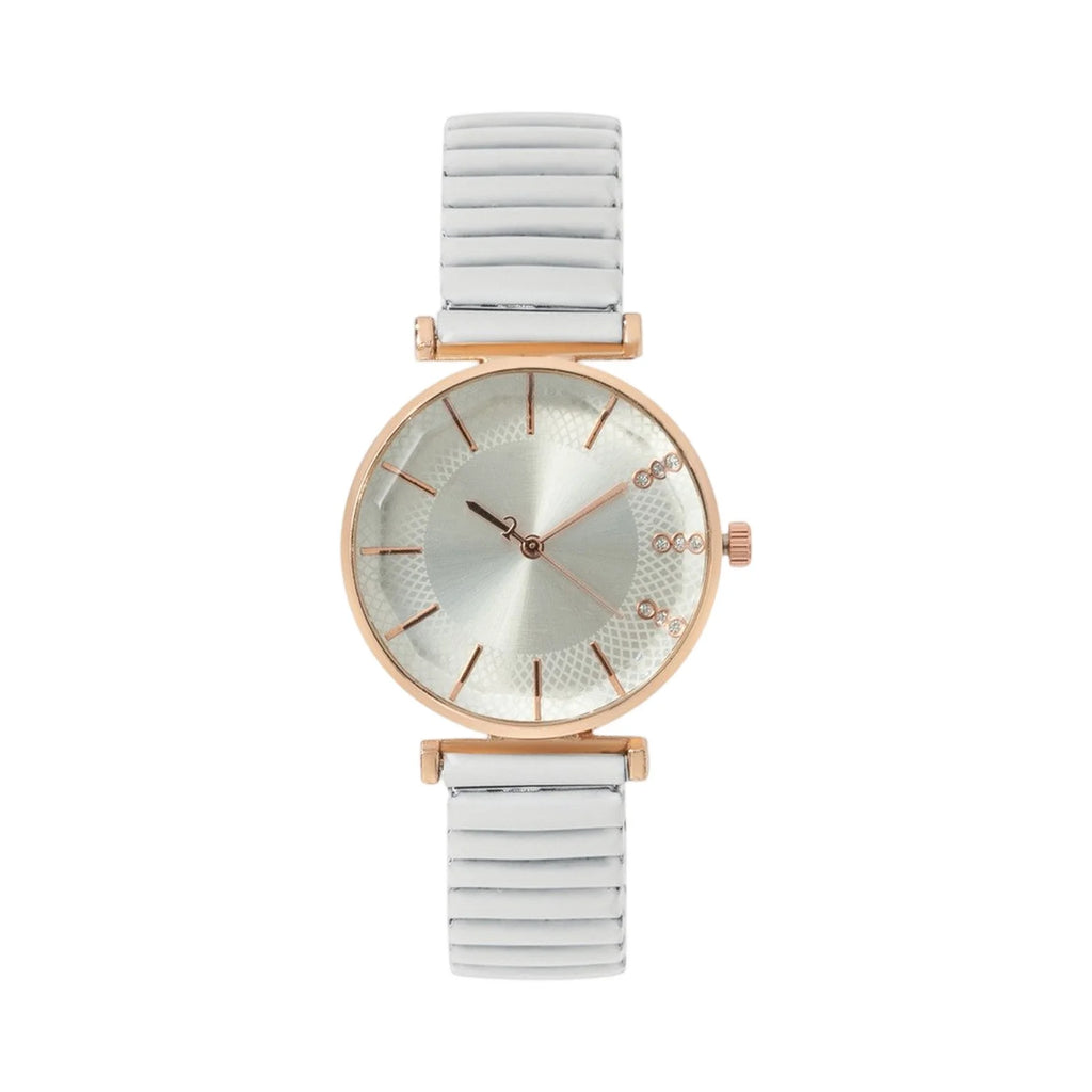 Luxury Treasure Blue Simple Crystal Ladies Quartz Watch Casual Stainless Steel Stretch Strap Fashion Women Dress Clock Watches