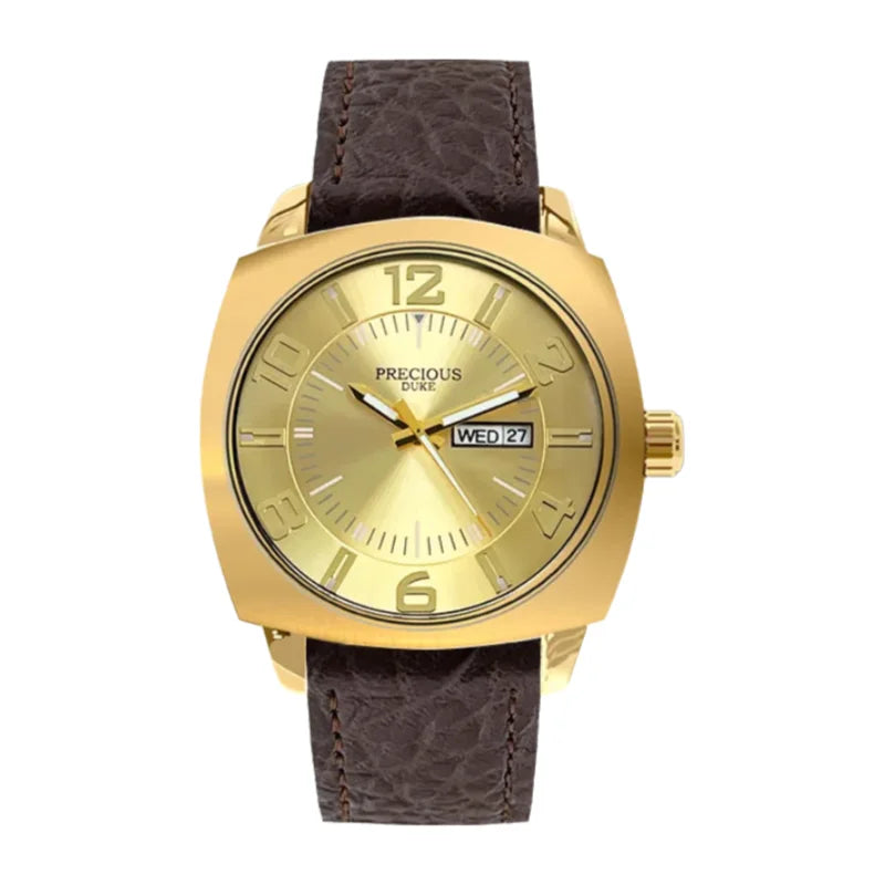 Aurajutt Business Leather Luminous Watch