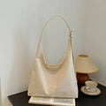 New Retro Tote Bag for Women Large Shoulder Bag Simple Commuter Bag Handmade Tote