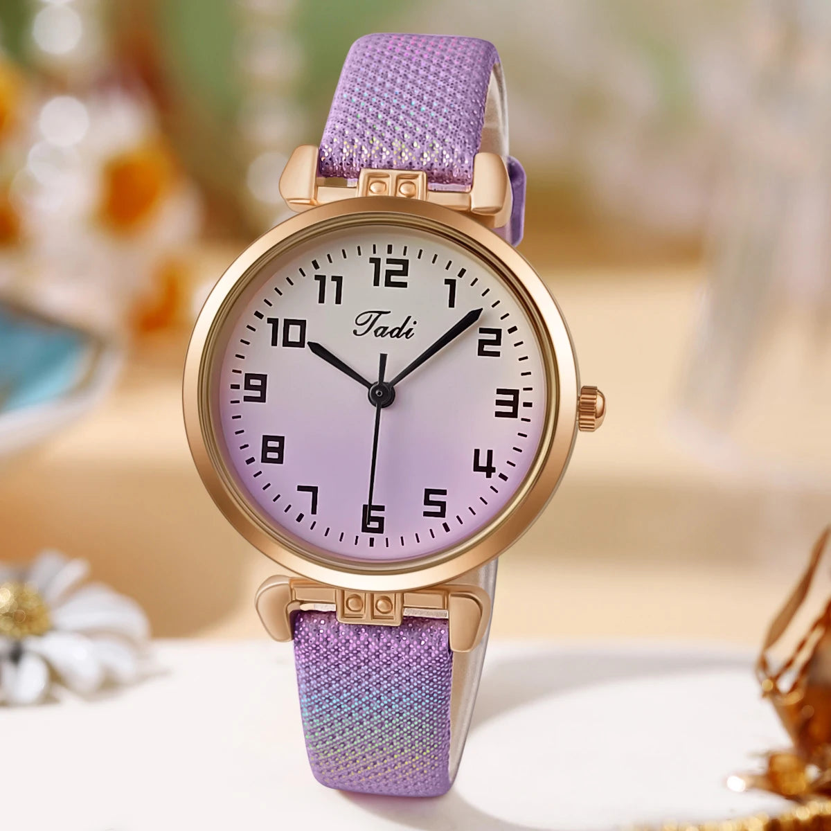 Aurajutt Classic Leather Quartz Watch