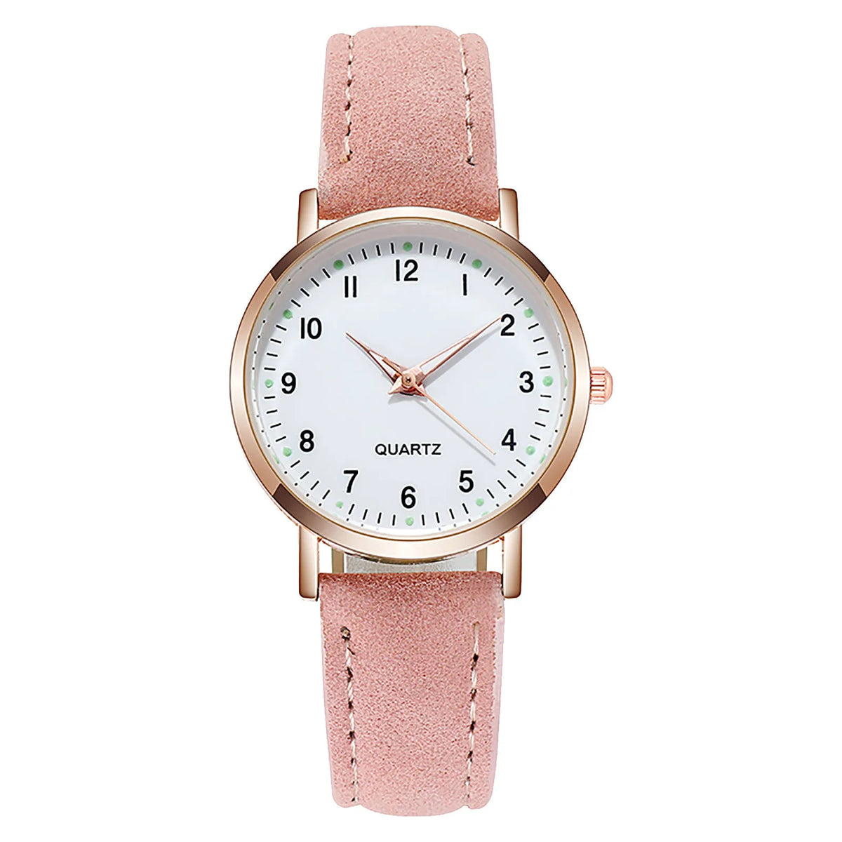 Aurajutt Diamond Luminous Leather Watch II