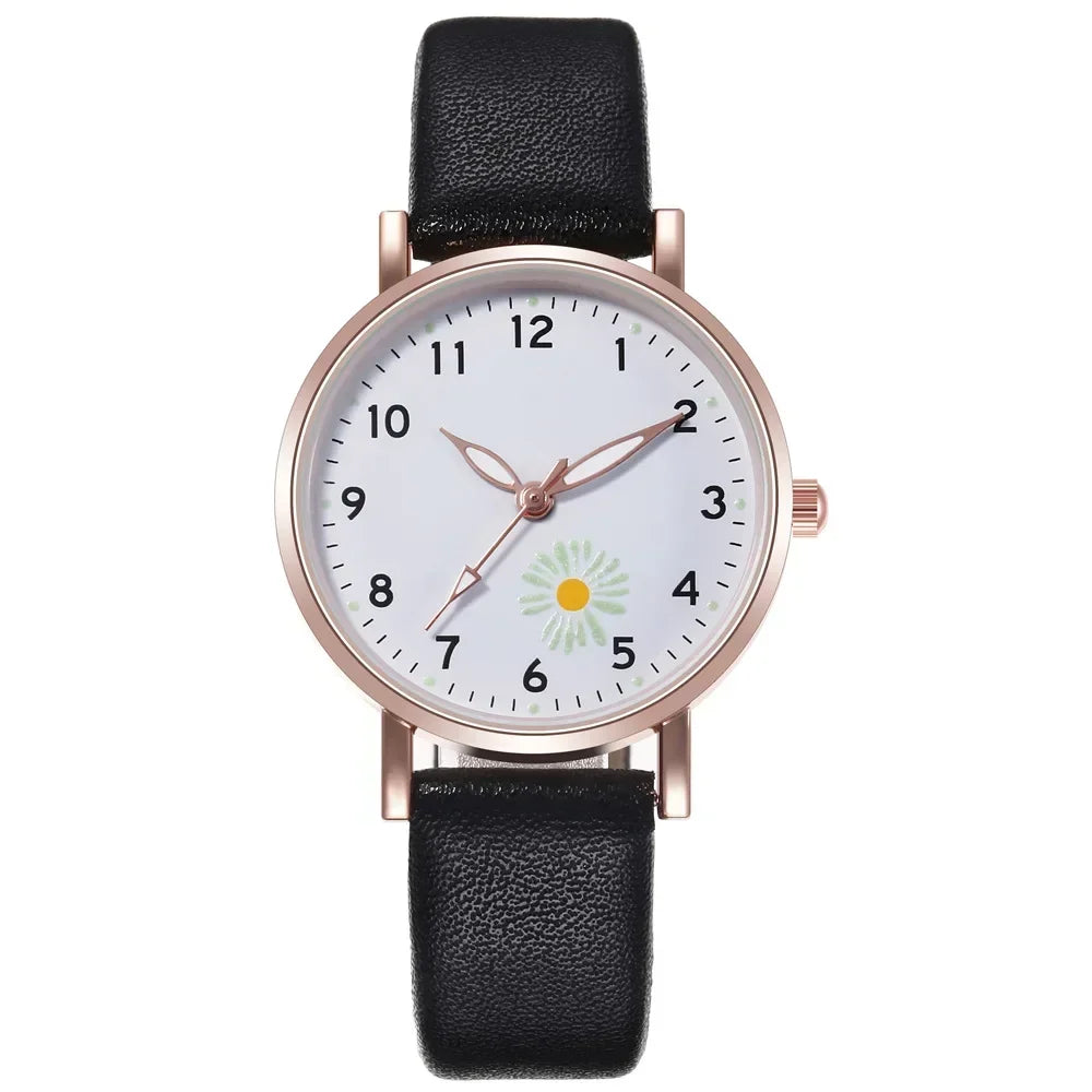 Aurajutt Luminous Leather Watch