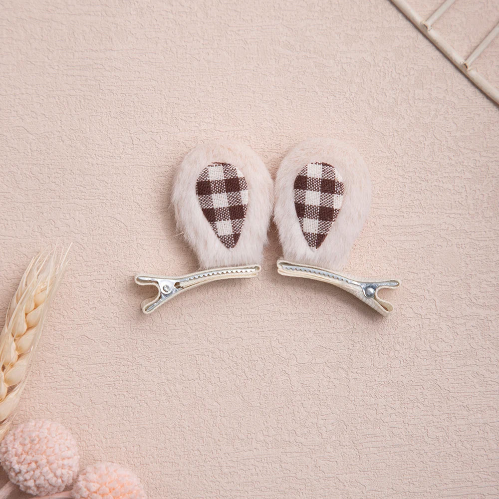 Baby Girl Stereoscopic Cute Animal Bunny Kitten Ears Hair Clip Newborn Babies Fashion Baby Hair Clips for Children Accessories