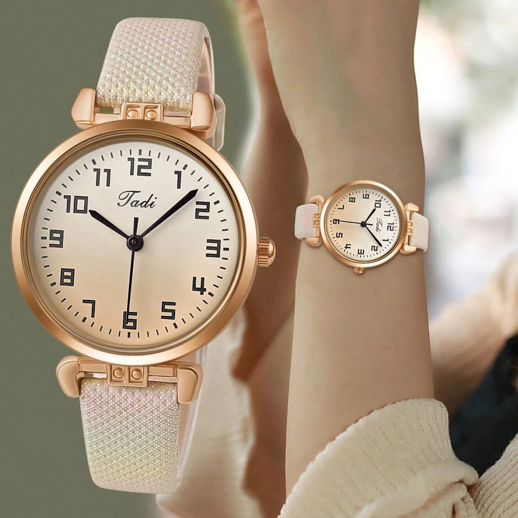 Aurajutt Classic Leather Quartz Watch