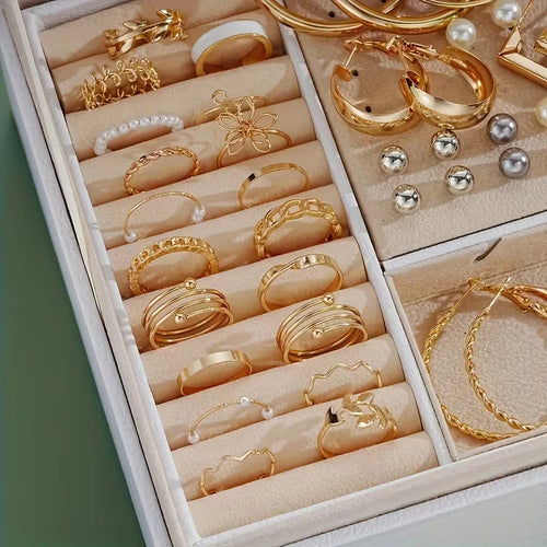86-Piece Boho Jewelry Set – Earrings, Necklaces, Rings & Bracelets