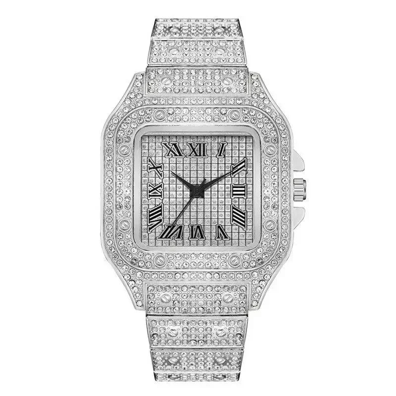 Aurajutt Diamond Bracelet Watch