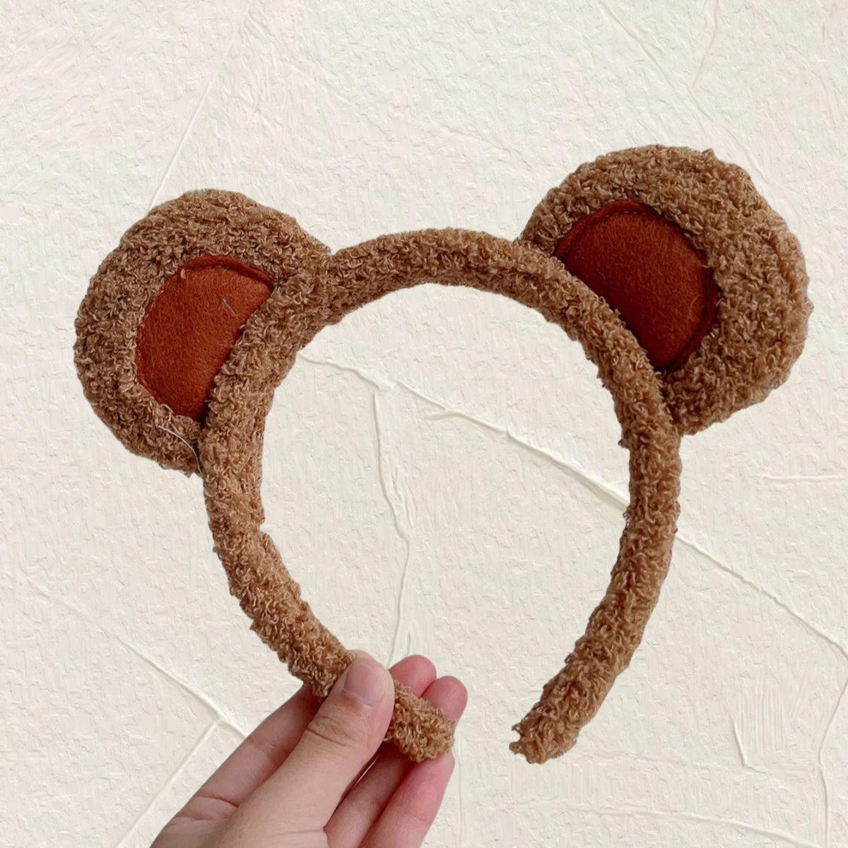 Girls Cute Bear Ears Plush Simple Hairbands Kids Lovely Hair Ornament Headband Hair Hoops Children Fashion Hair Accessories