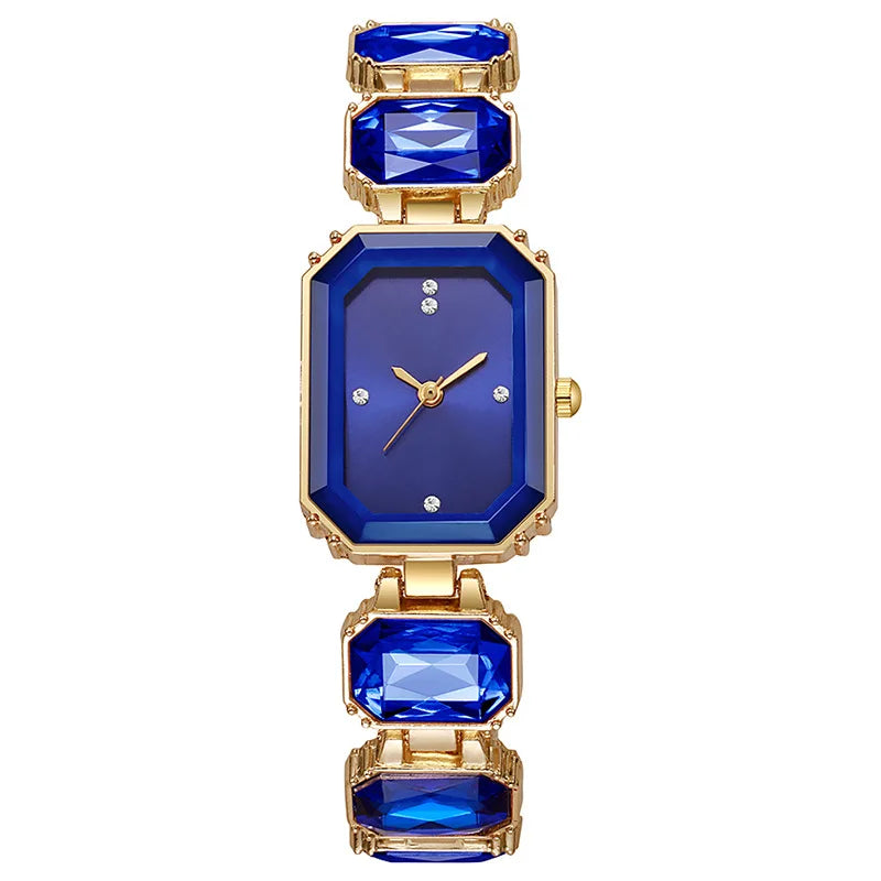 Luxury Fashion Ladies Square Watch, Elegant Women's Quartz WristWatch,Different Colors Choice, Suitable for Daily Wear & Parties