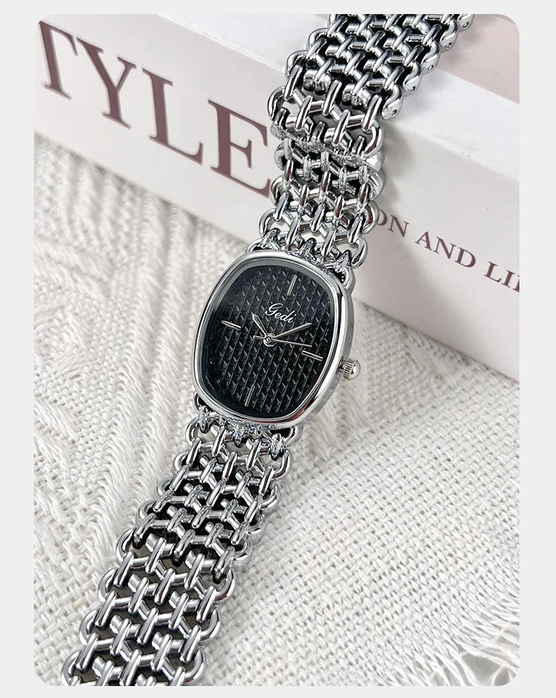 GEDI Brand Watches Light Luxury Bracelets Small Fragrance High-End Feeling Retro Waterproof Ladies Fashion Quartz Wristwatches