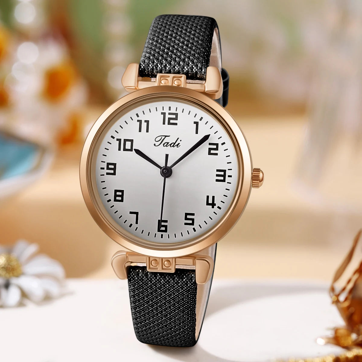 Aurajutt Classic Leather Quartz Watch