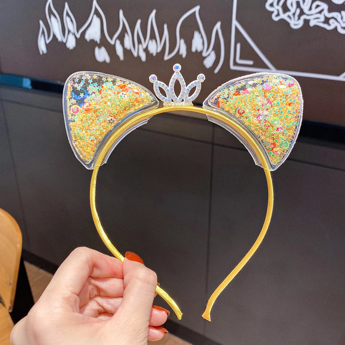 Cute Cat Ears Party Hair Hoops Non Teeth Cat Ear Headband Hair Accessories for Women Girls Party Cosplay Costume