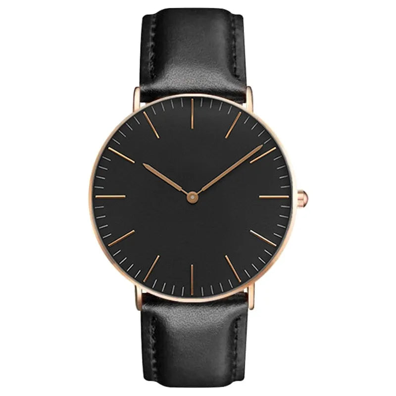 Aurajutt Rose Gold Steel Bracelet Watch